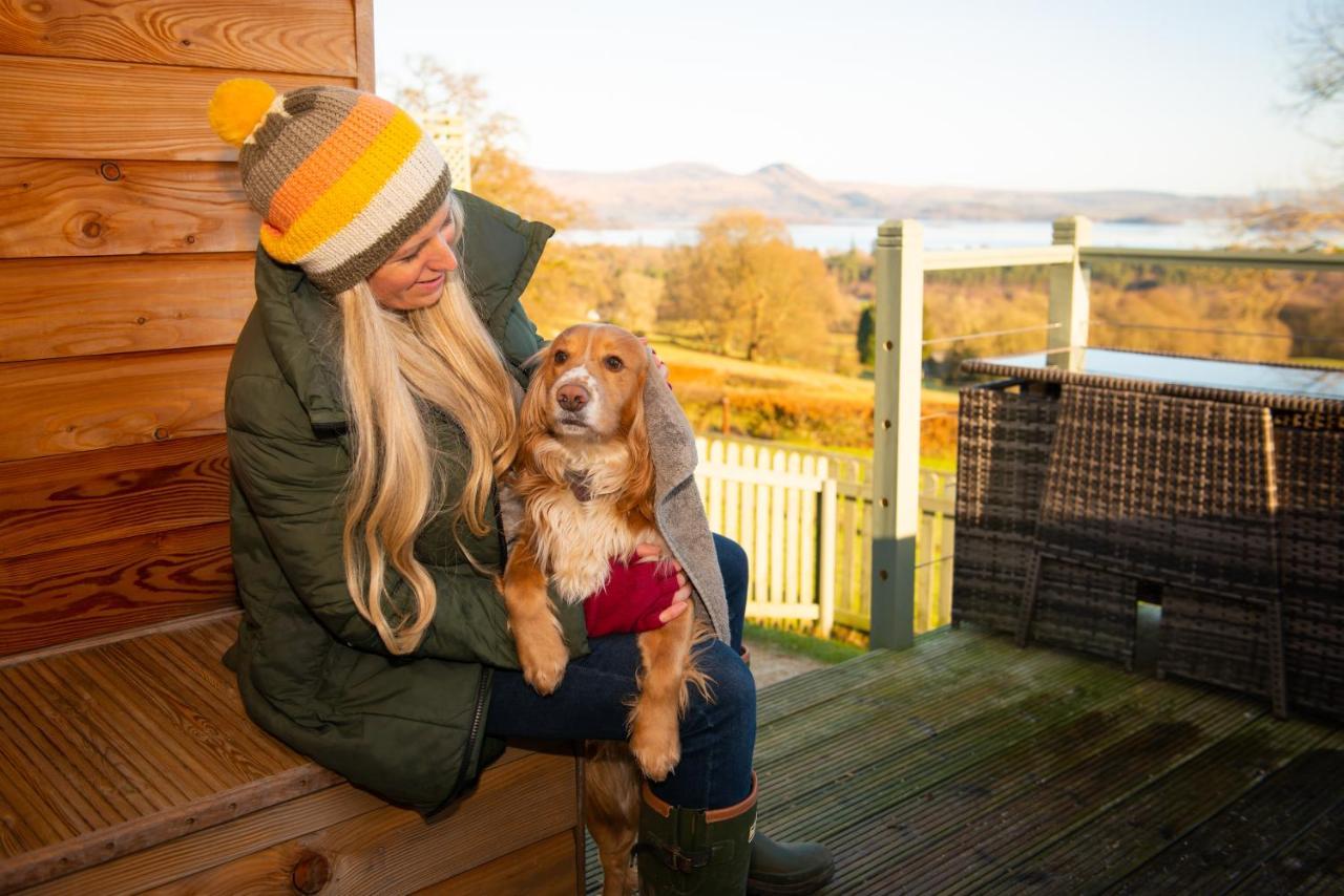 Bonnie Barns - Adults Only Luxury Lodges With Hot Tubs Luss Exterior foto