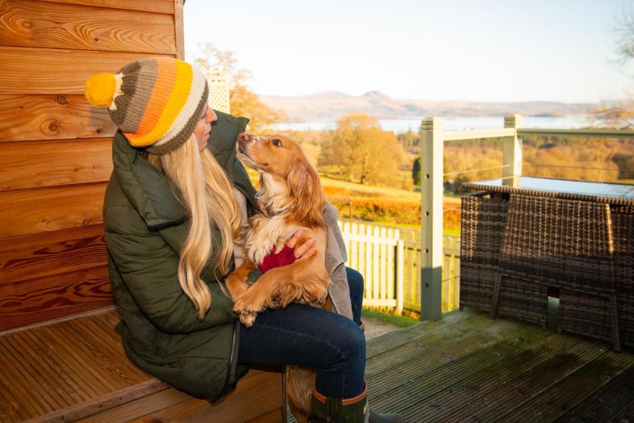 Bonnie Barns - Adults Only Luxury Lodges With Hot Tubs Luss Exterior foto